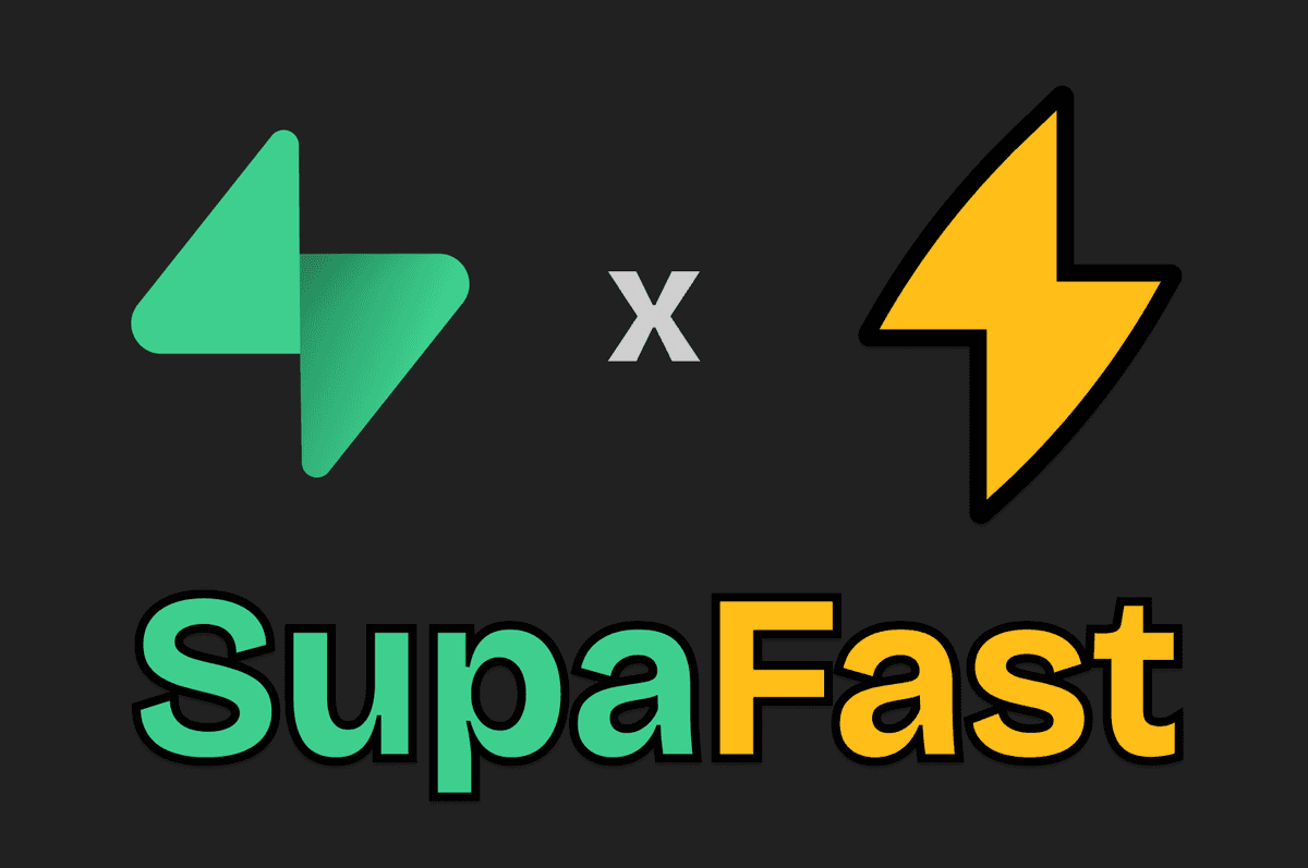 Supabase and Text My Leads logo combined